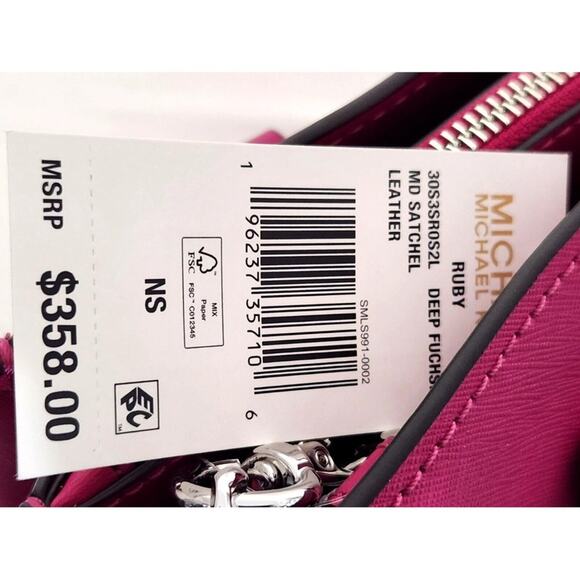 Michael Kors Pink Satchel Bag - Picture 11 of 15